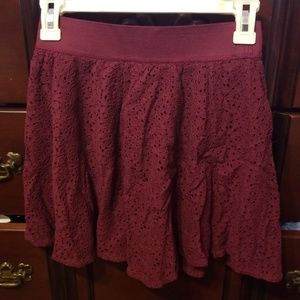 Arizona Maroon flower skirt